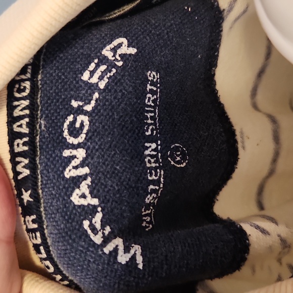 Wrangler Vintage Western Cowboy Aztec Print Polo Shirt Cotton Limited Edition - Picture 10 of 11